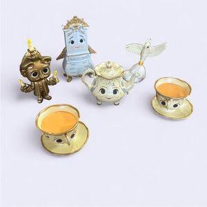 Disney Beauty and The Beast Mrs. Potts Funko Pop Figures Toy Set